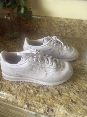 Nike Light Pink Leather Sneakers